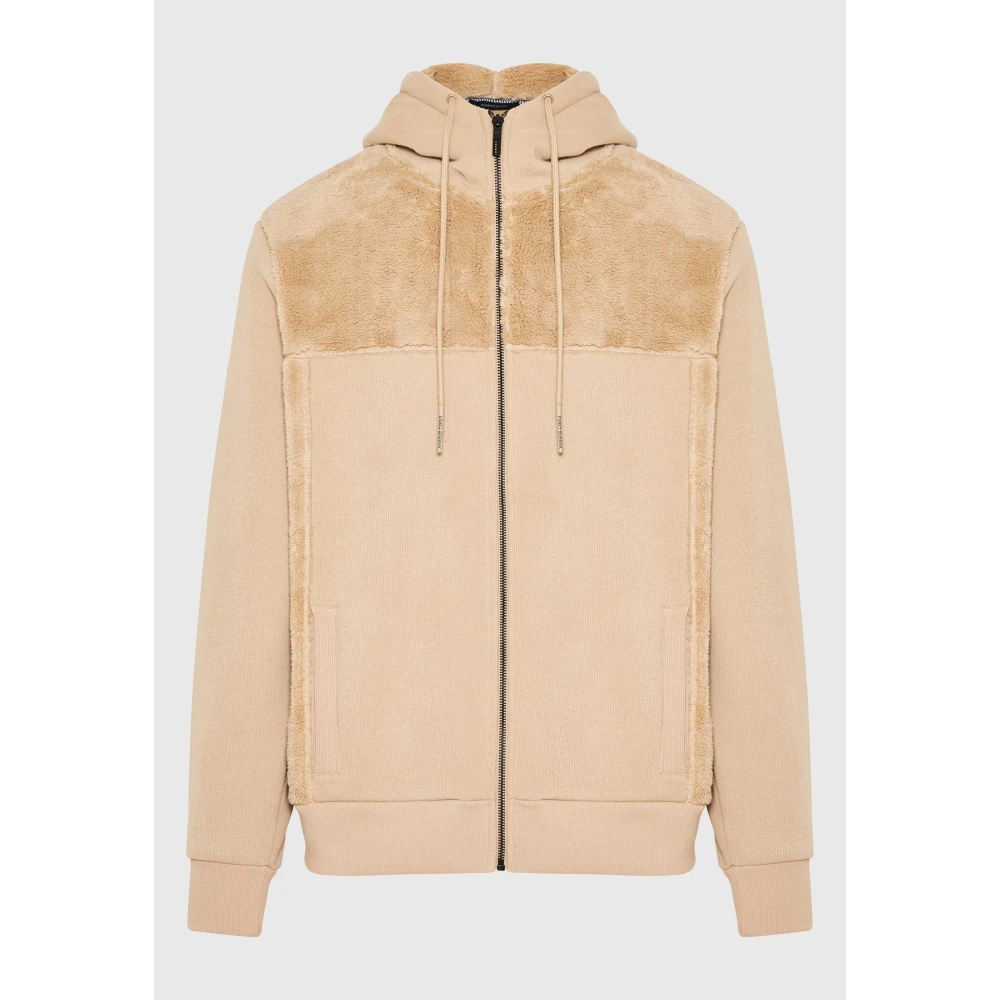 FUNKY BUDDHA Oversized φούτερ ζακέτα με εσωτερική επένδυση