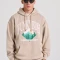 FUNKY BUDDHA Oversized φούτερ με τύπωμα στο στήθος