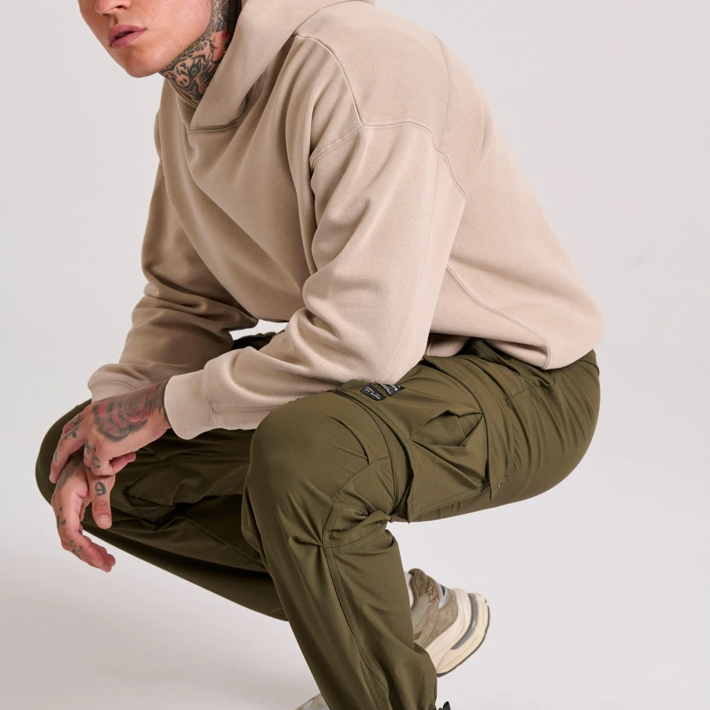 FUNKY BUDDHA Relaxed fit jogger cargo παντελόνι