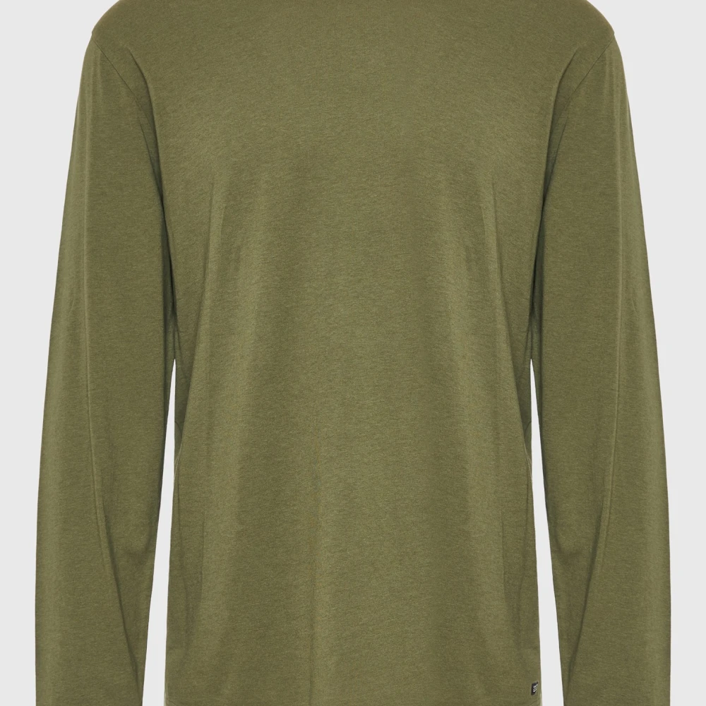 FUNKY BUDDHA Relaxed fit t-shirt με raw edges