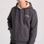 FUNKY BUDDHA Relaxed fit ζακέτα φούτερ με εσωτερική επένδυση