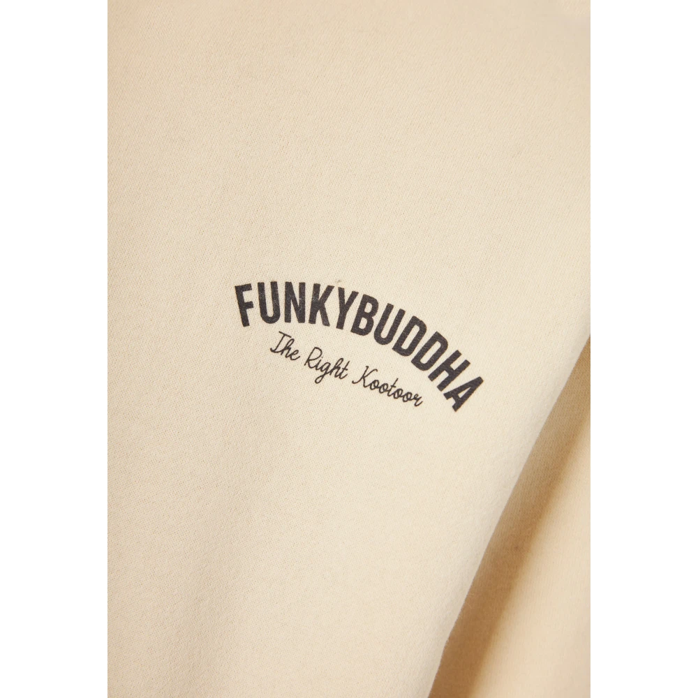 FUNKY BUDDHA Relaxed fit ζακέτα φούτερ με εσωτερική επένδυση