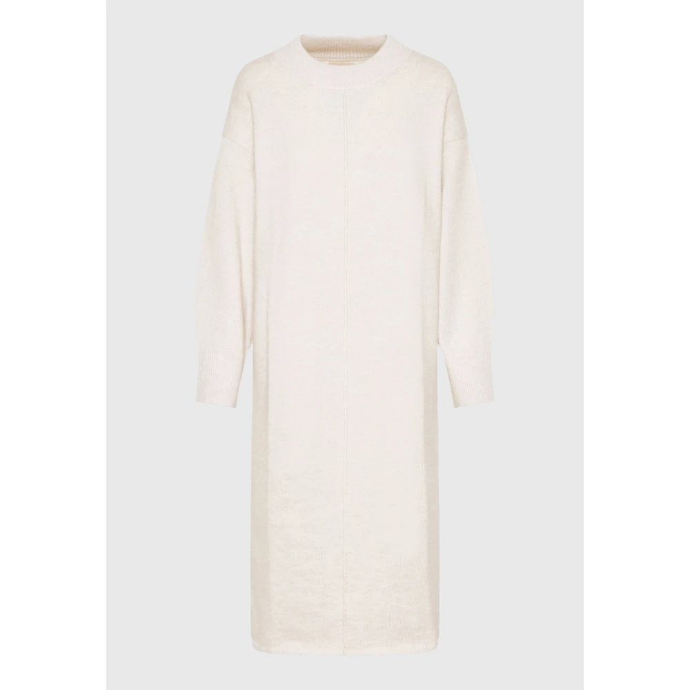 FUNKY BUDDHA Relaxed fit μίντι πλεκτό φόρεμα με πλαϊνά σκισίματ