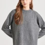 FUNKY BUDDHA Relaxed fit πλεκτή μπλούζα με στρογγυλή λαιμόκοψη