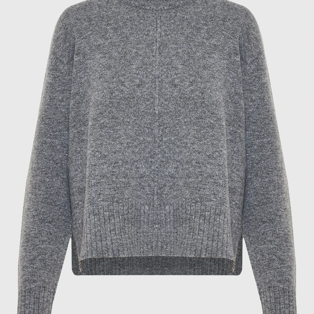FUNKY BUDDHA Relaxed fit πλεκτή μπλούζα με στρογγυλή λαιμόκοψη