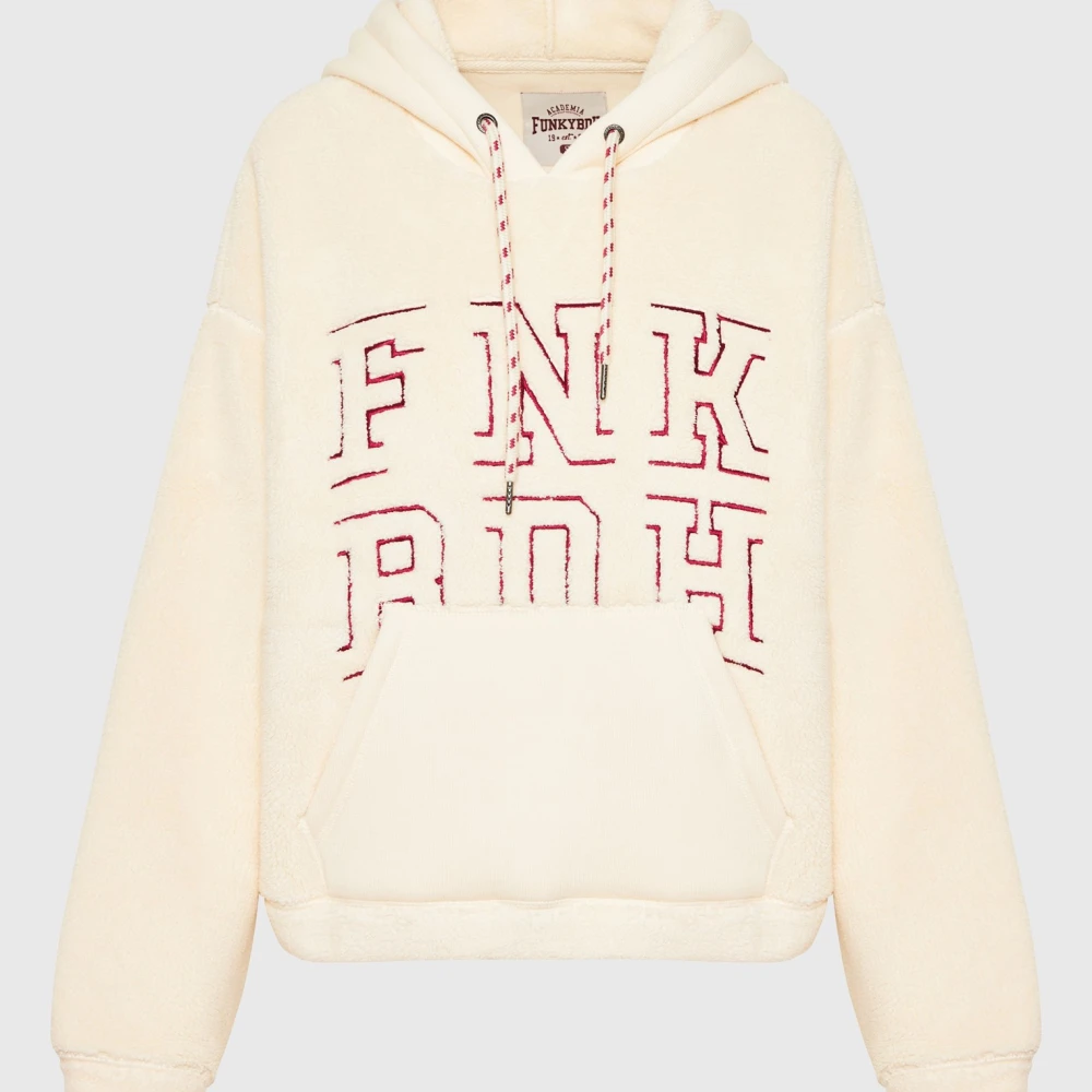 FUNKY BUDDHA Relaxed fit φούτερ από οικολογική γούνα