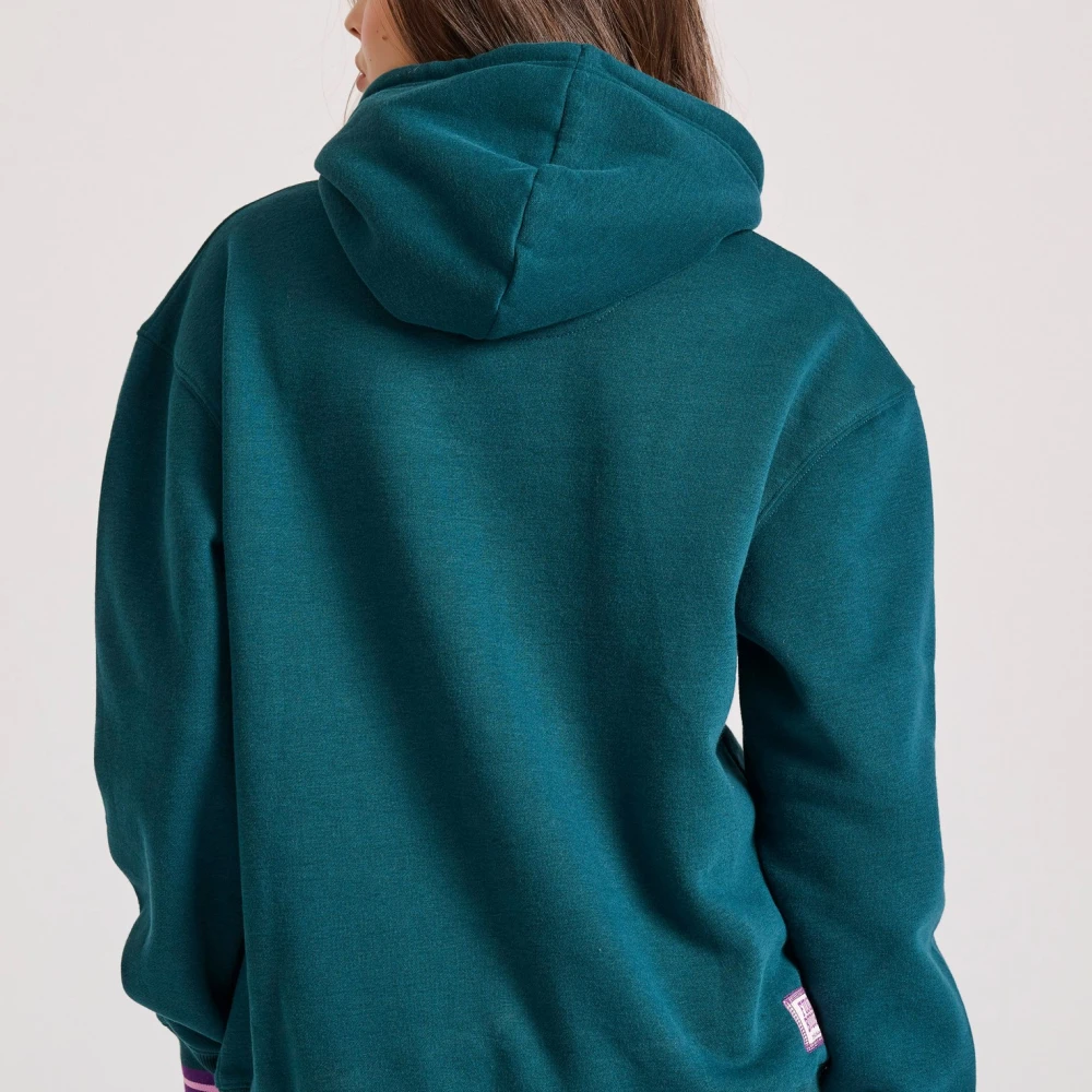 FUNKY BUDDHA Relaxed fit φούτερ με embossed τύπωμα