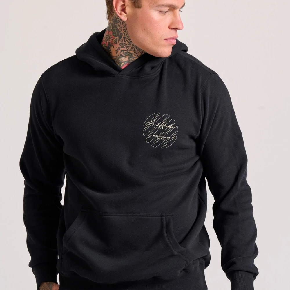 FUNKY BUDDHA Relaxed fit φούτερ με γραφικό τύπωμα στην πλάτη
