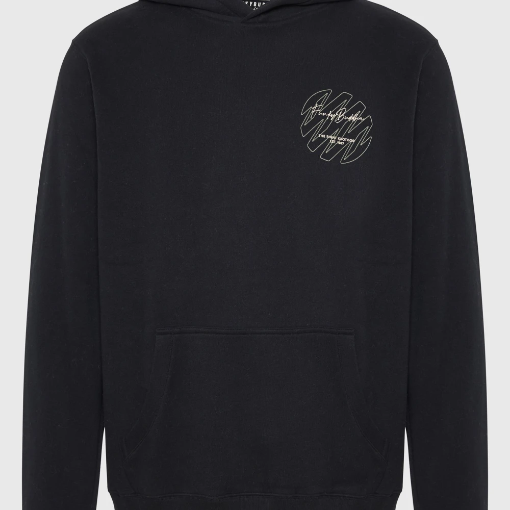 FUNKY BUDDHA Relaxed fit φούτερ με γραφικό τύπωμα στην πλάτη