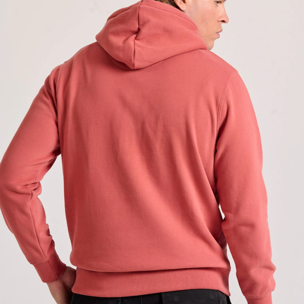 FUNKY BUDDHA Relaxed fit φούτερ με κέντημα στο στήθος