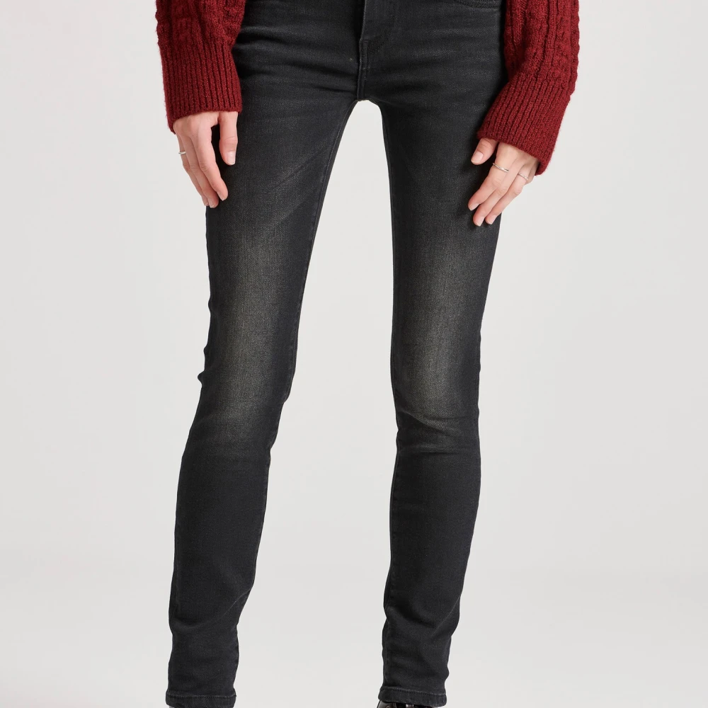FUNKY BUDDHA Skinny fit ψηλόμεσο τζιν παντελόνι