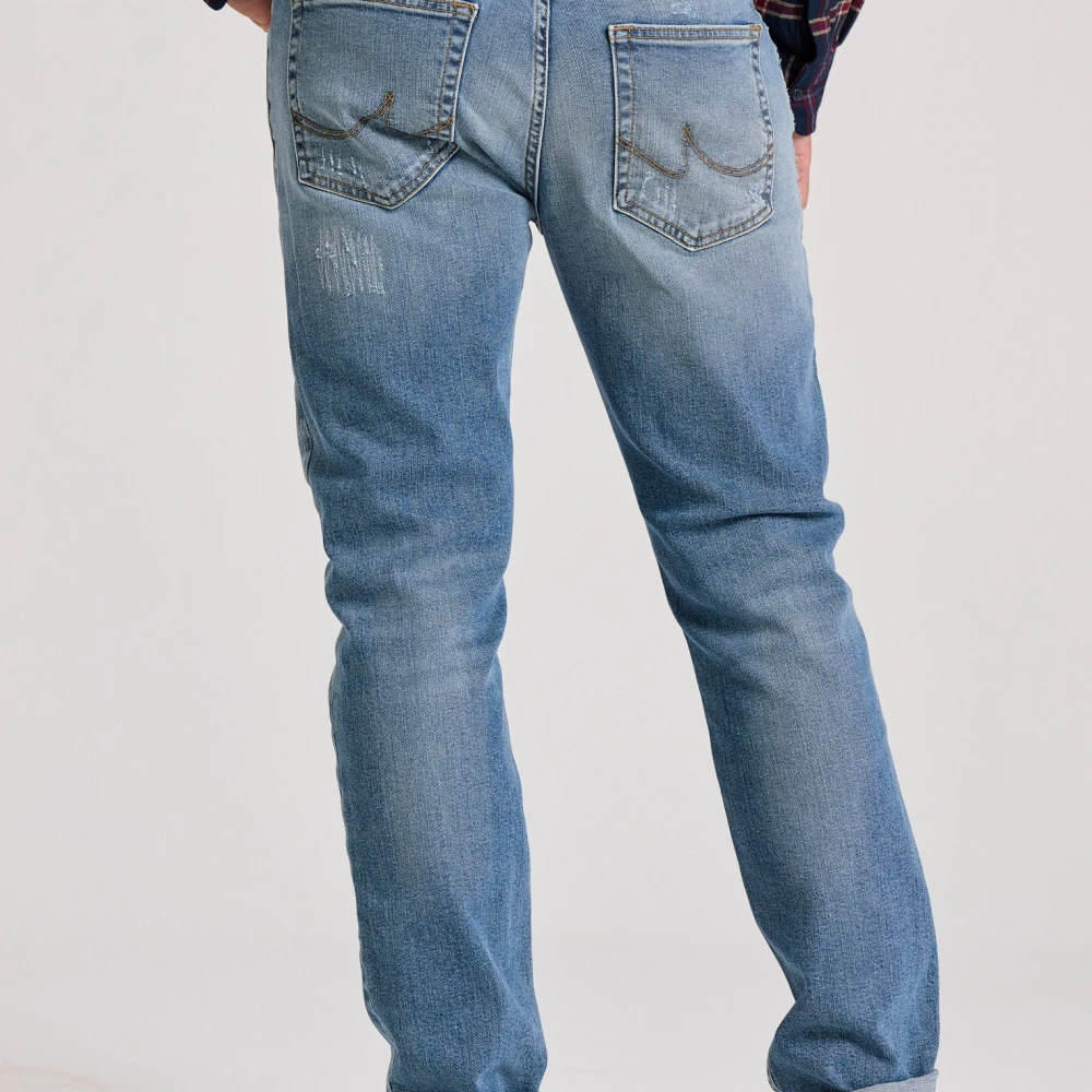 FUNKY BUDDHA Slim fit τζιν παντελόνι με φθορές - LTB x Funky Bu