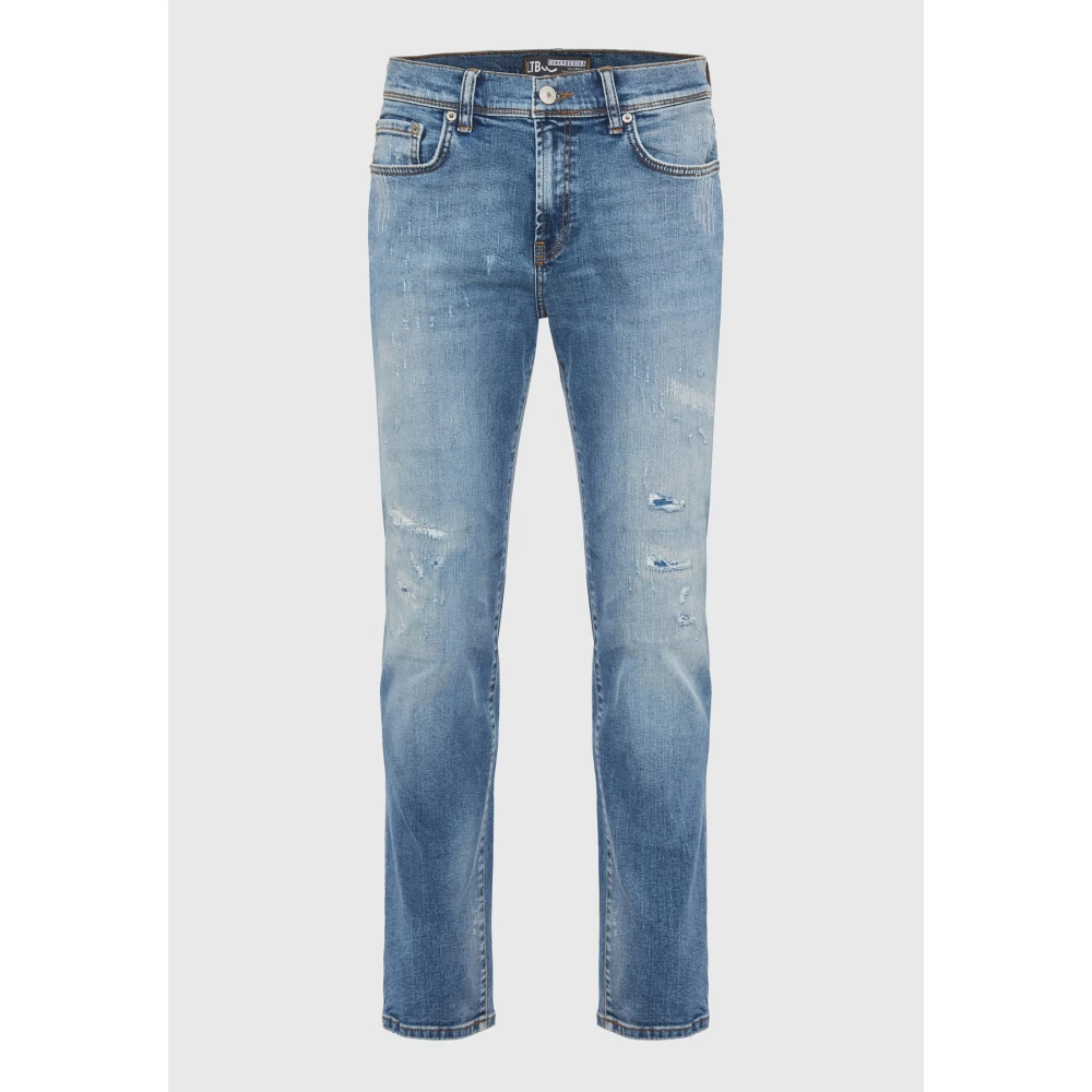 FUNKY BUDDHA Slim fit τζιν παντελόνι με φθορές - LTB x Funky Bu