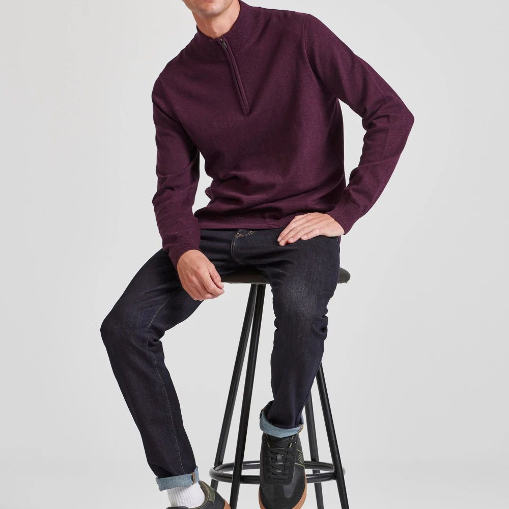 FUNKY BUDDHA Slim tapered fit τζιν παντελόνι