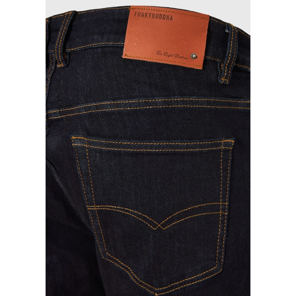 FUNKY BUDDHA Slim tapered fit τζιν παντελόνι