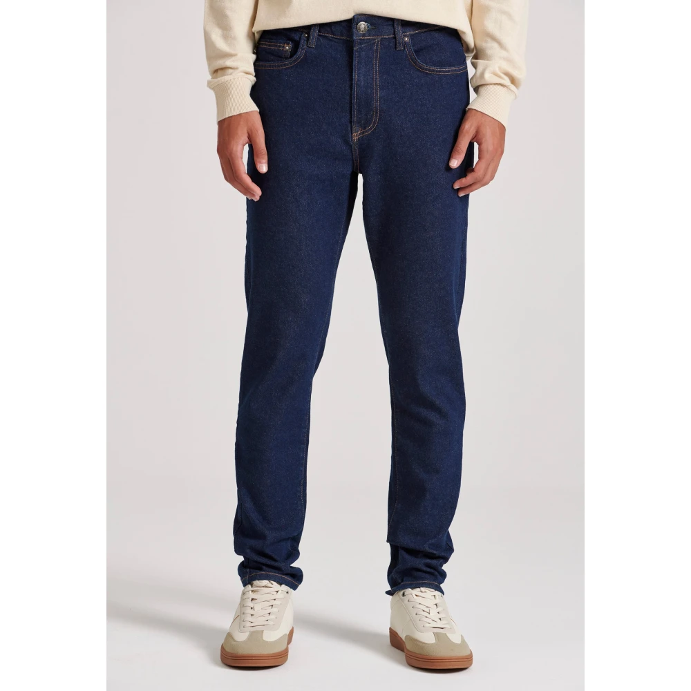 FUNKY BUDDHA Slim tapered fit τζιν παντελόνι με whisker details