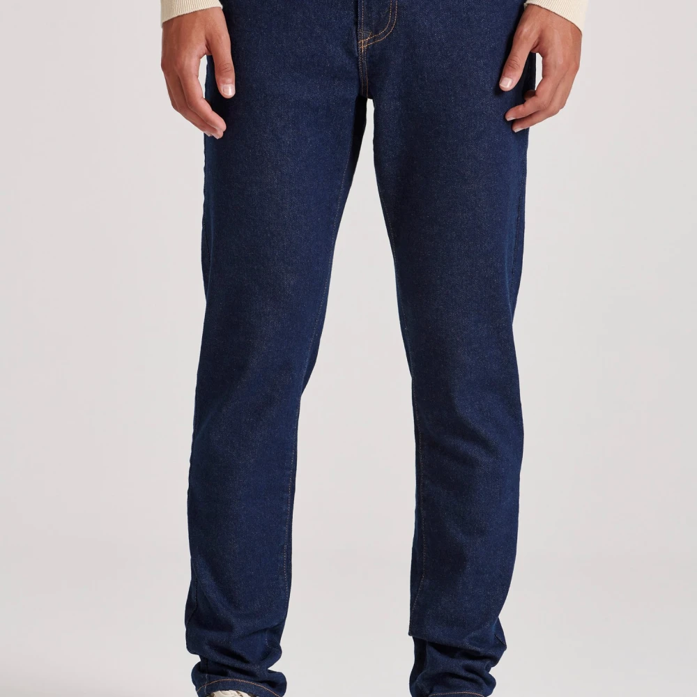 FUNKY BUDDHA Slim tapered fit τζιν παντελόνι με whisker details