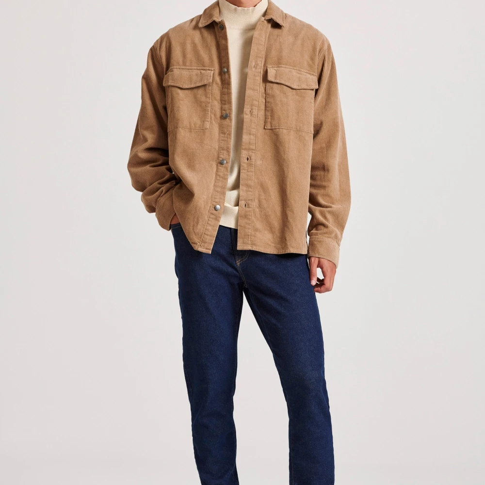 FUNKY BUDDHA Slim tapered fit τζιν παντελόνι με whisker details