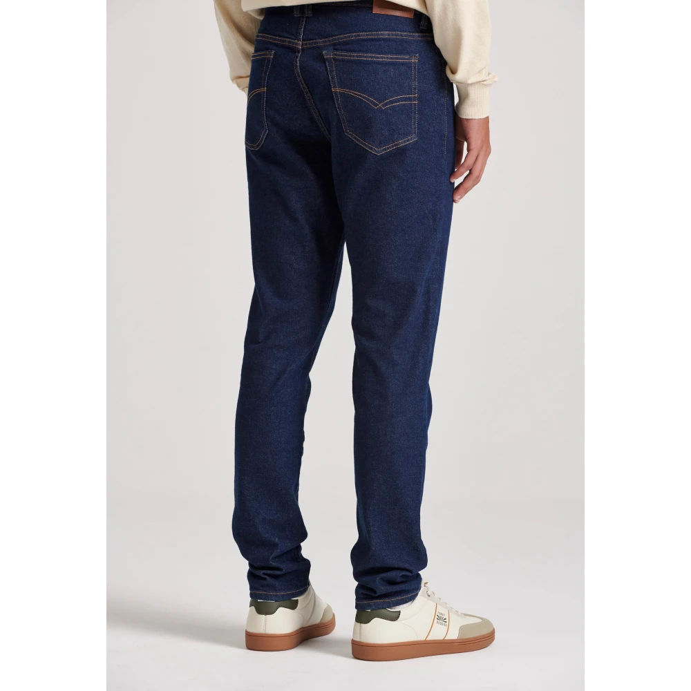 FUNKY BUDDHA Slim tapered fit τζιν παντελόνι με whisker details