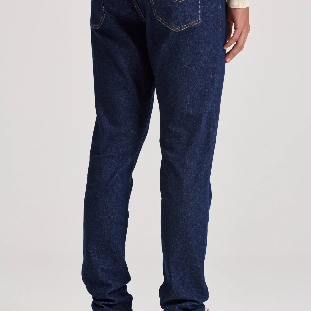 FUNKY BUDDHA Slim tapered fit τζιν παντελόνι με whisker details