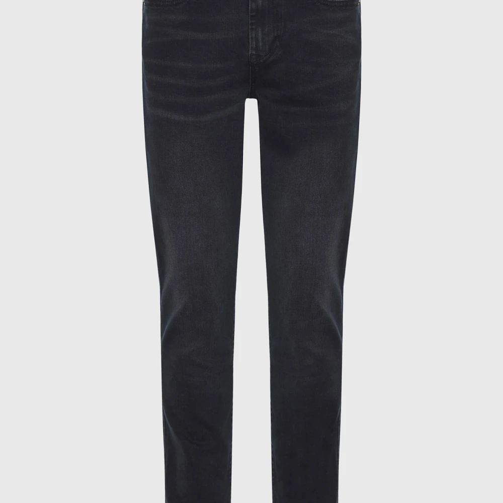 FUNKY BUDDHA Slim tapered fit τζιν παντελόνι με ελαφρύ ξεθώριασ