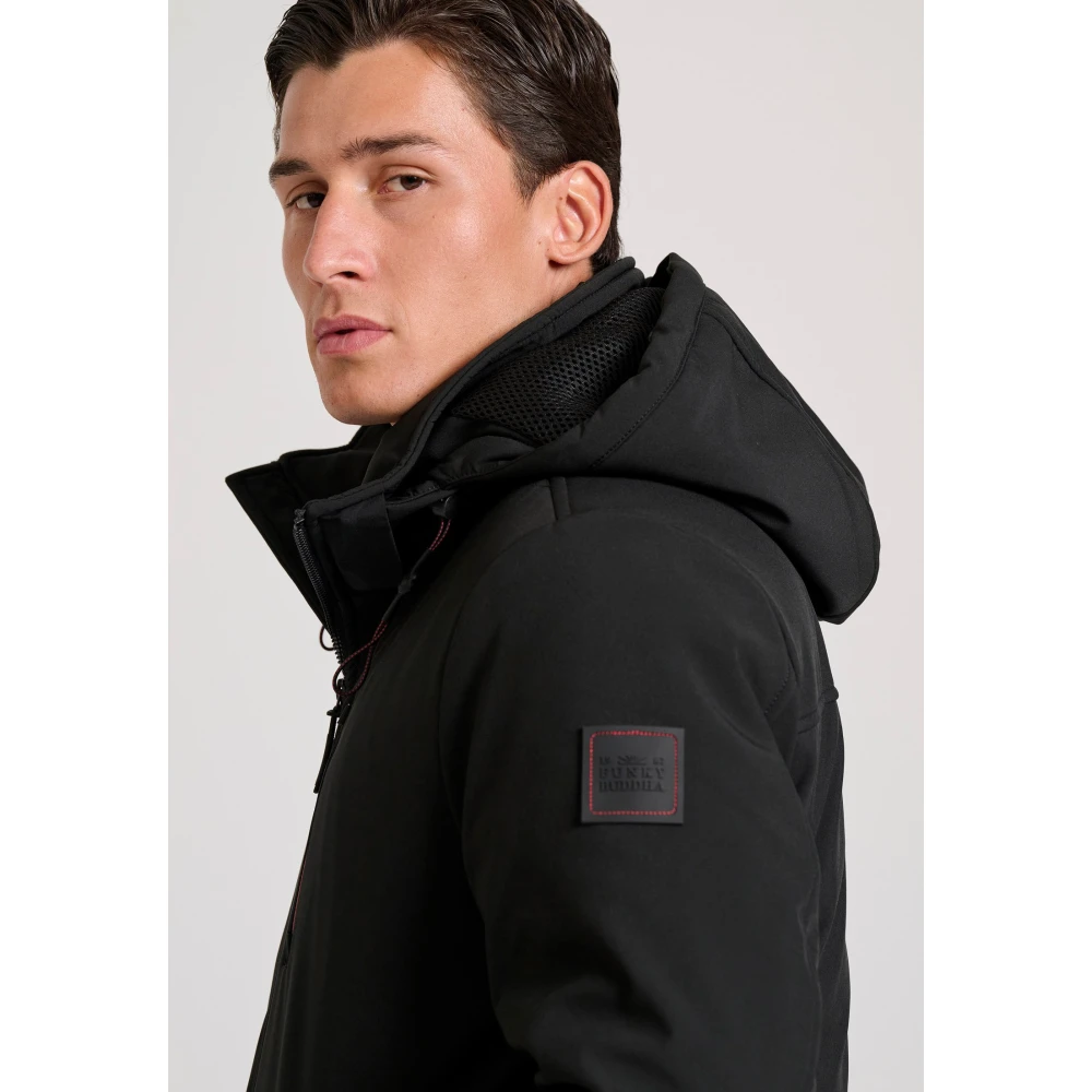 FUNKY BUDDHA Softshell μπουφάν με ελαφριά επένδυση και κουκούλα