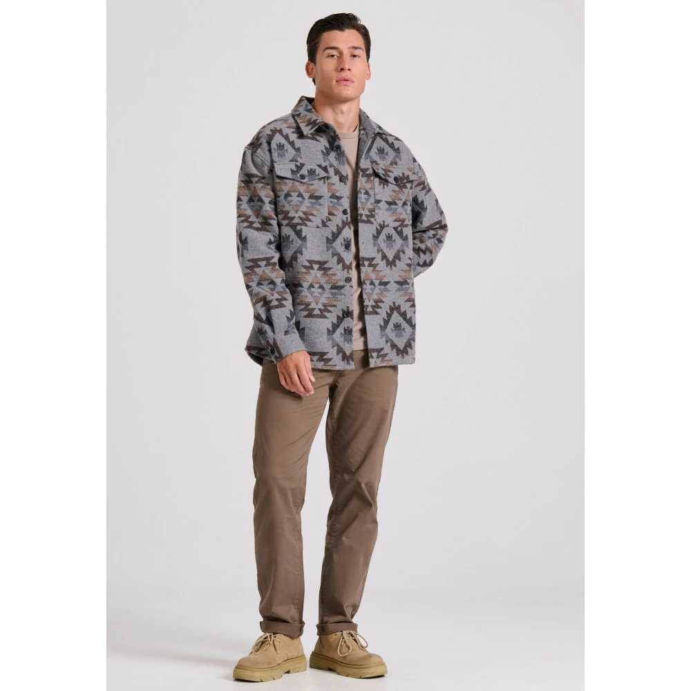 FUNKY BUDDHA Straight fit chino παντελόνι