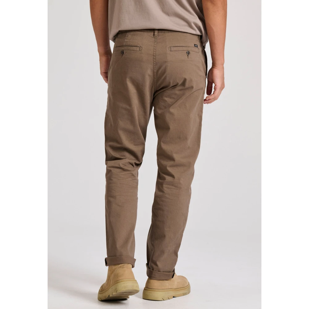 FUNKY BUDDHA Straight fit chino παντελόνι