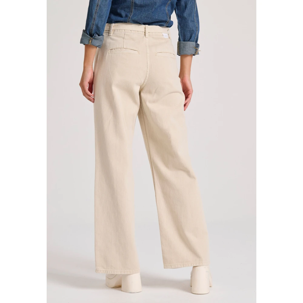 FUNKY BUDDHA Straight fit garment dyed τζιν παντελόνι με ζώνη