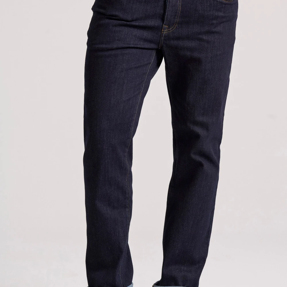 FUNKY BUDDHA Straight fit τζιν παντελόνι με whisker details