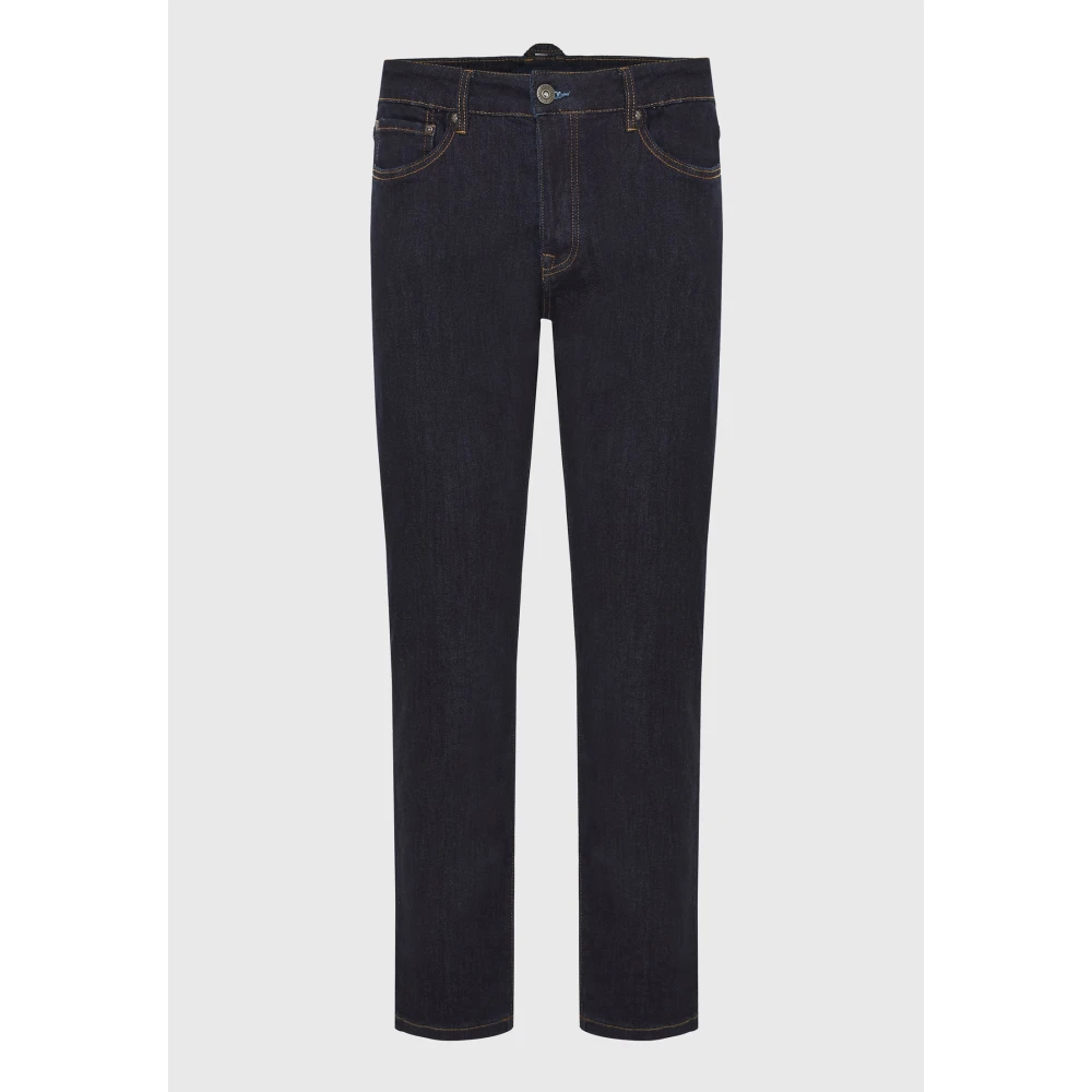 FUNKY BUDDHA Straight fit τζιν παντελόνι με whisker details