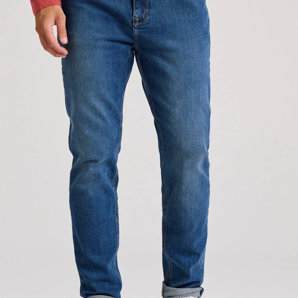 FUNKY BUDDHA Tapered fit τζιν με ελαφρύ ξεθώριασμα - LTB x Funk