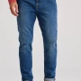 FUNKY BUDDHA Tapered fit τζιν με ελαφρύ ξεθώριασμα - LTB x Funk