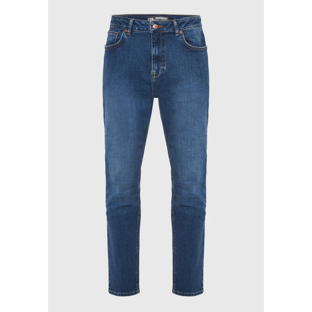 FUNKY BUDDHA Tapered fit τζιν με ελαφρύ ξεθώριασμα - LTB x Funk