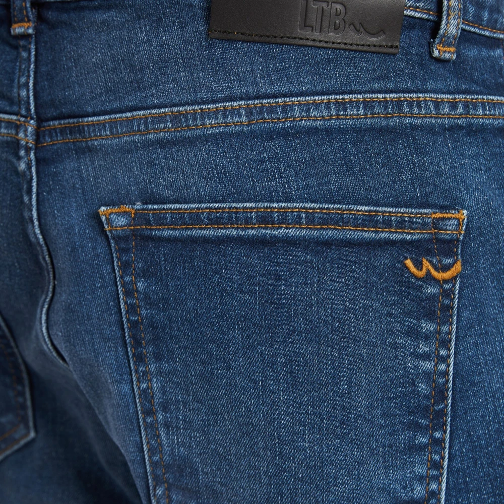 FUNKY BUDDHA Tapered fit τζιν με ελαφρύ ξεθώριασμα - LTB x Funk