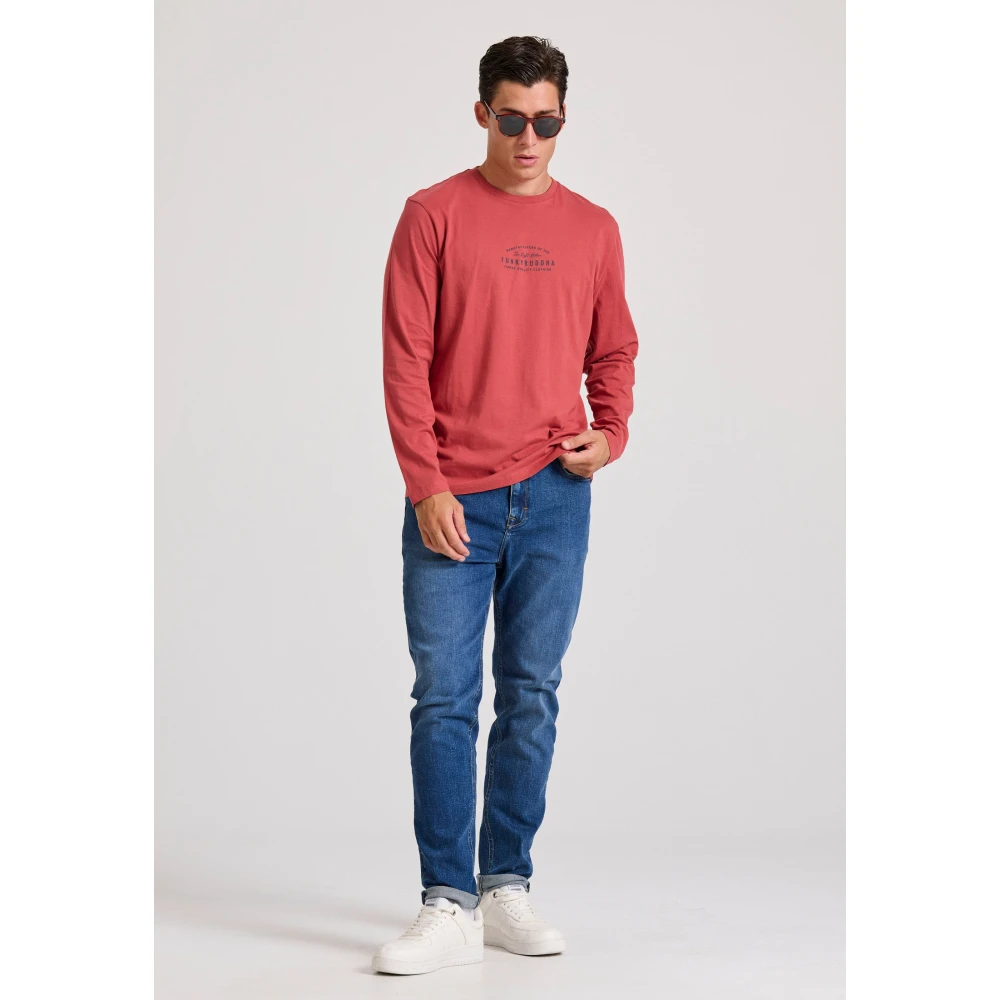 FUNKY BUDDHA Tapered fit τζιν με ελαφρύ ξεθώριασμα - LTB x Funk