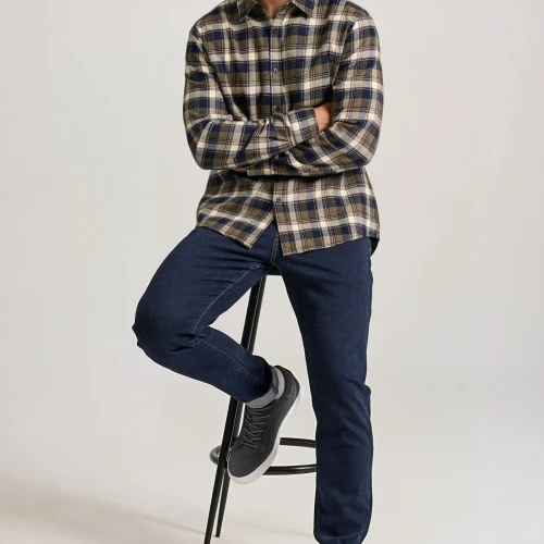 FUNKY BUDDHA Tapered fit τζιν παντελόνι - LTB x