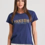 FUNKY BUDDHA T-shirt με branded τύπωμα στο στήθος