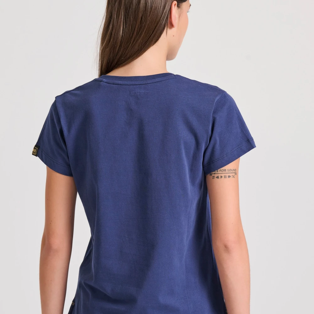 FUNKY BUDDHA T-shirt με branded τύπωμα στο στήθος