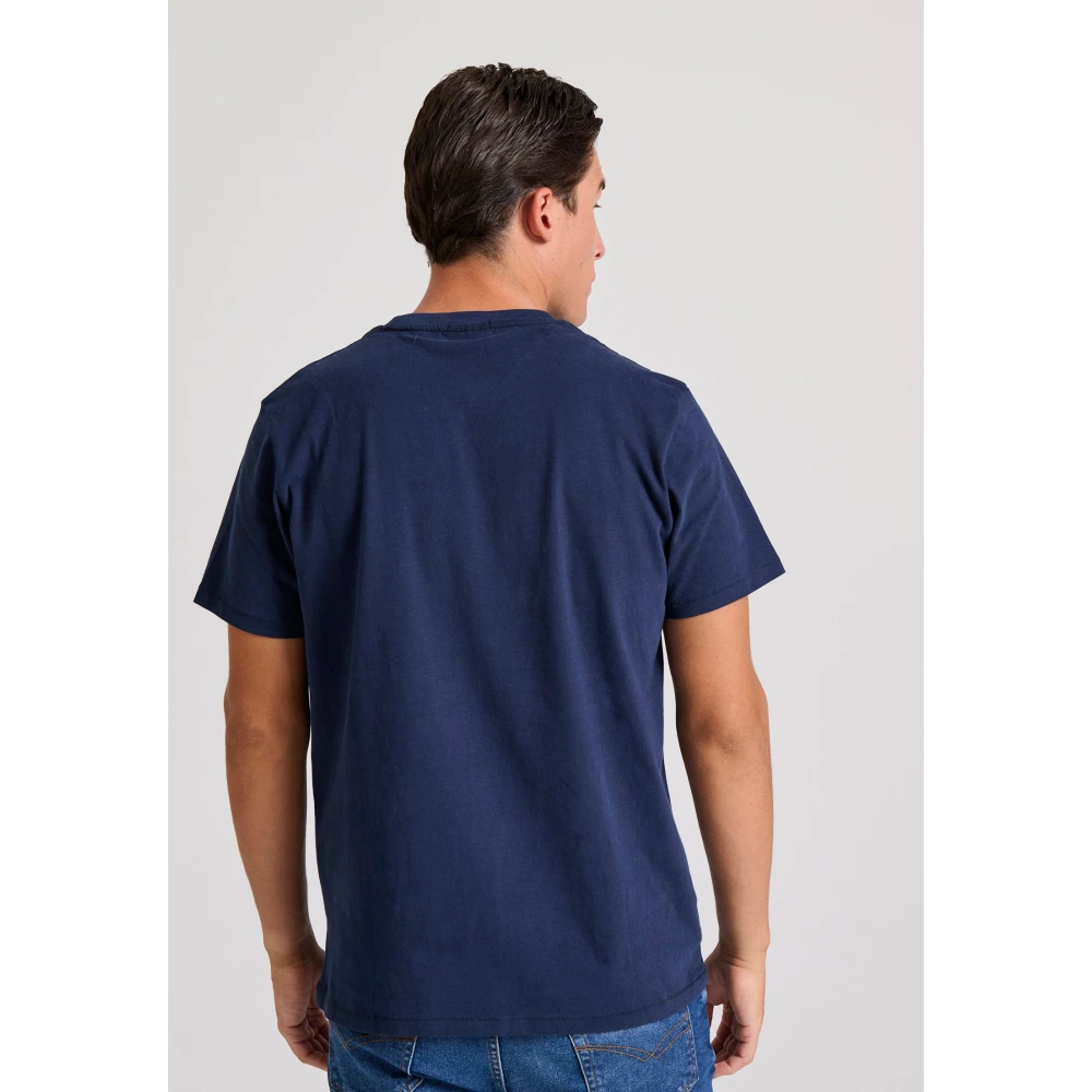 FUNKY BUDDHA T-shirt με branded τύπωμα στο στήθος