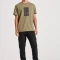 FUNKY BUDDHA T-shirt με frame τύπωμα στο στήθος