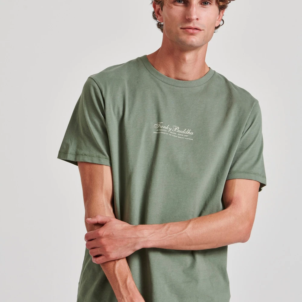 FUNKY BUDDHA T-shirt με τύπωμα