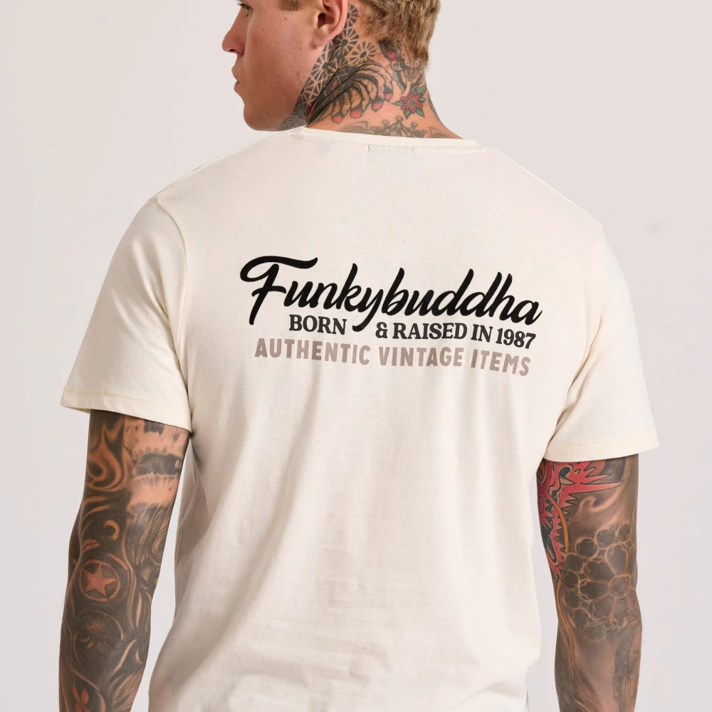 FUNKY BUDDHA T-shirt με graphic τύπωμα στην πλάτη