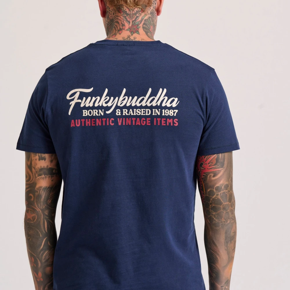 FUNKY BUDDHA T-shirt με graphic τύπωμα στην πλάτη