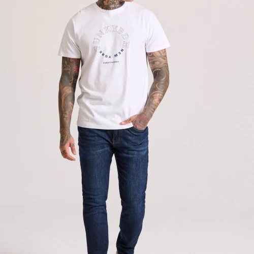 FUNKY BUDDHA T-shirt με graphic τύπωμα στο στήθος