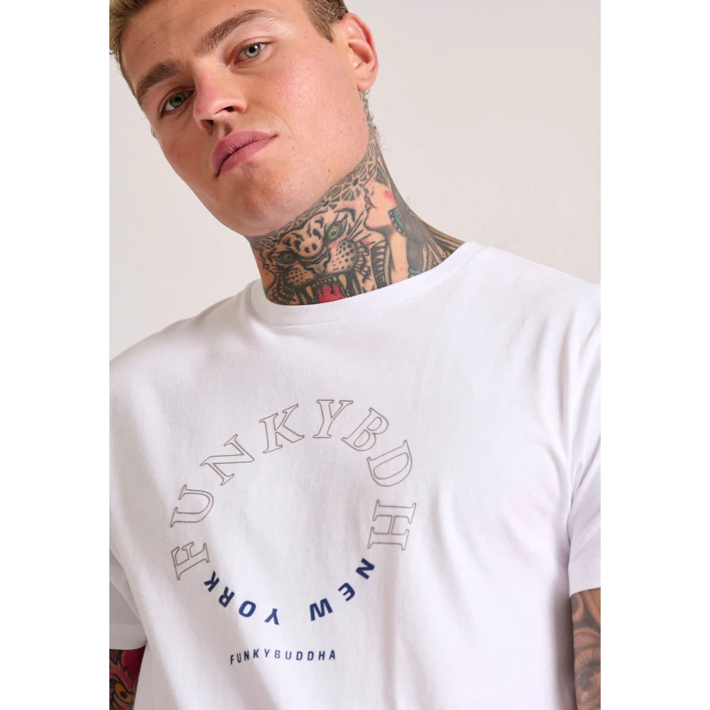 FUNKY BUDDHA T-shirt με graphic τύπωμα στο στήθος