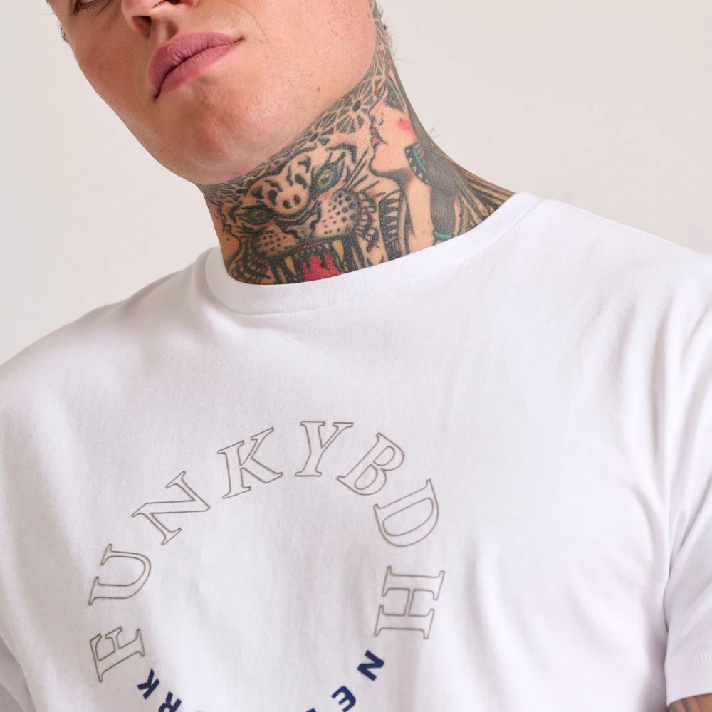 FUNKY BUDDHA T-shirt με graphic τύπωμα στο στήθος