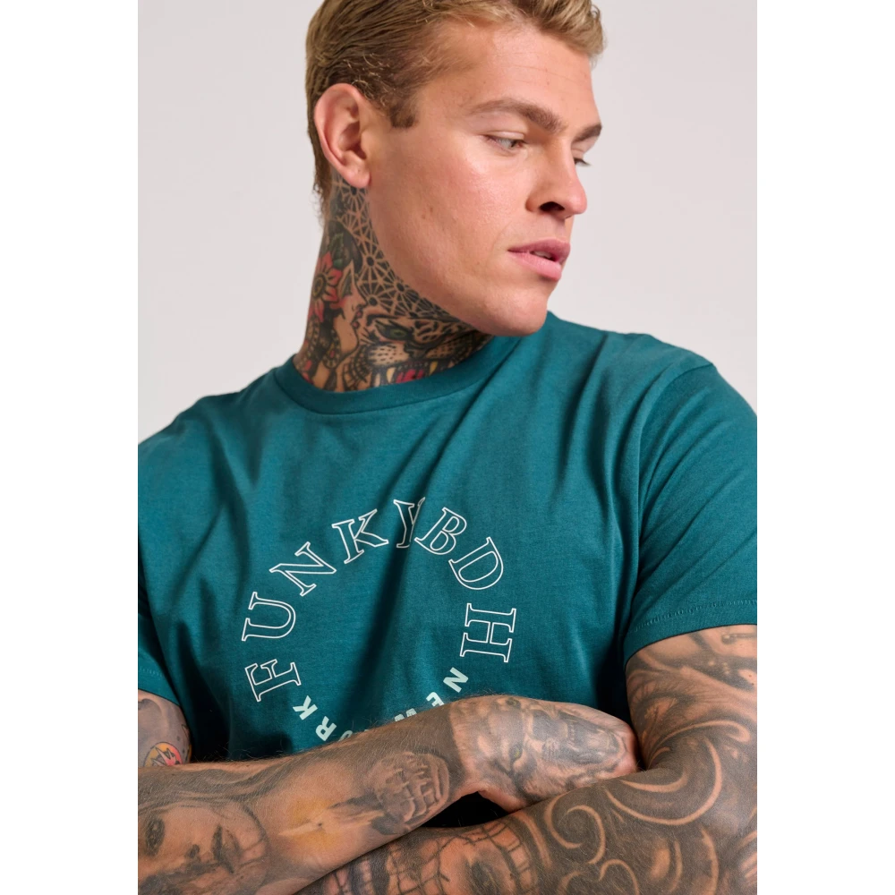 FUNKY BUDDHA T-shirt με graphic τύπωμα στο στήθος