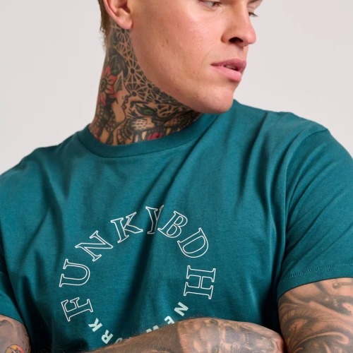 FUNKY BUDDHA T-shirt με graphic τύπωμα στο στήθος