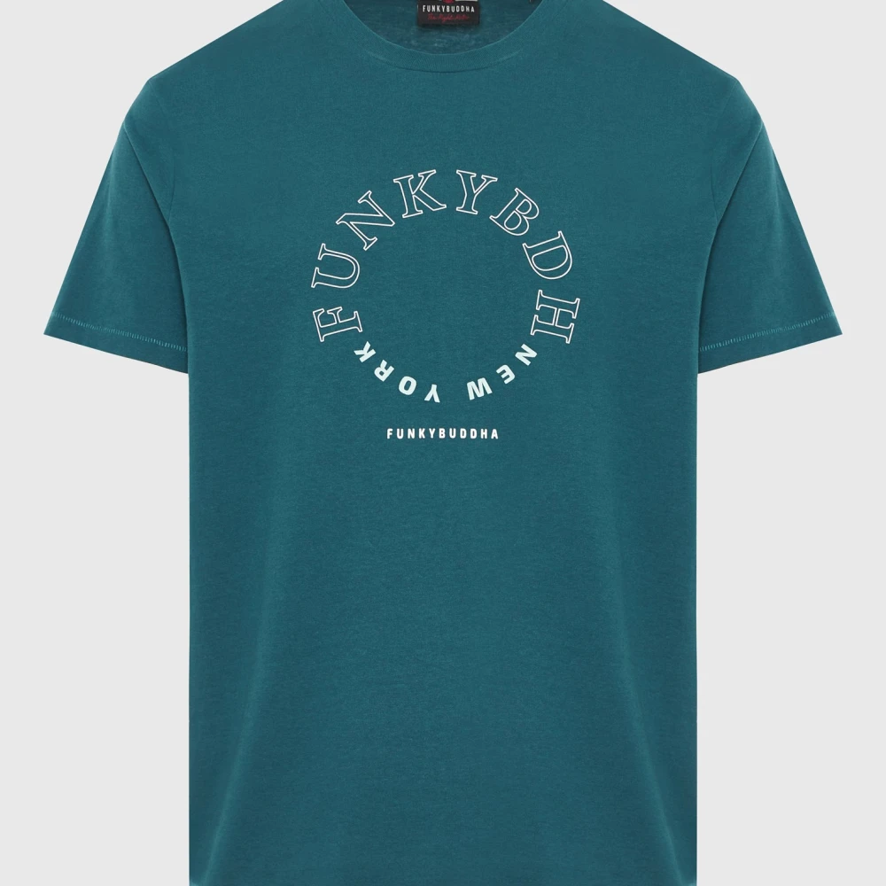 FUNKY BUDDHA T-shirt με graphic τύπωμα στο στήθος